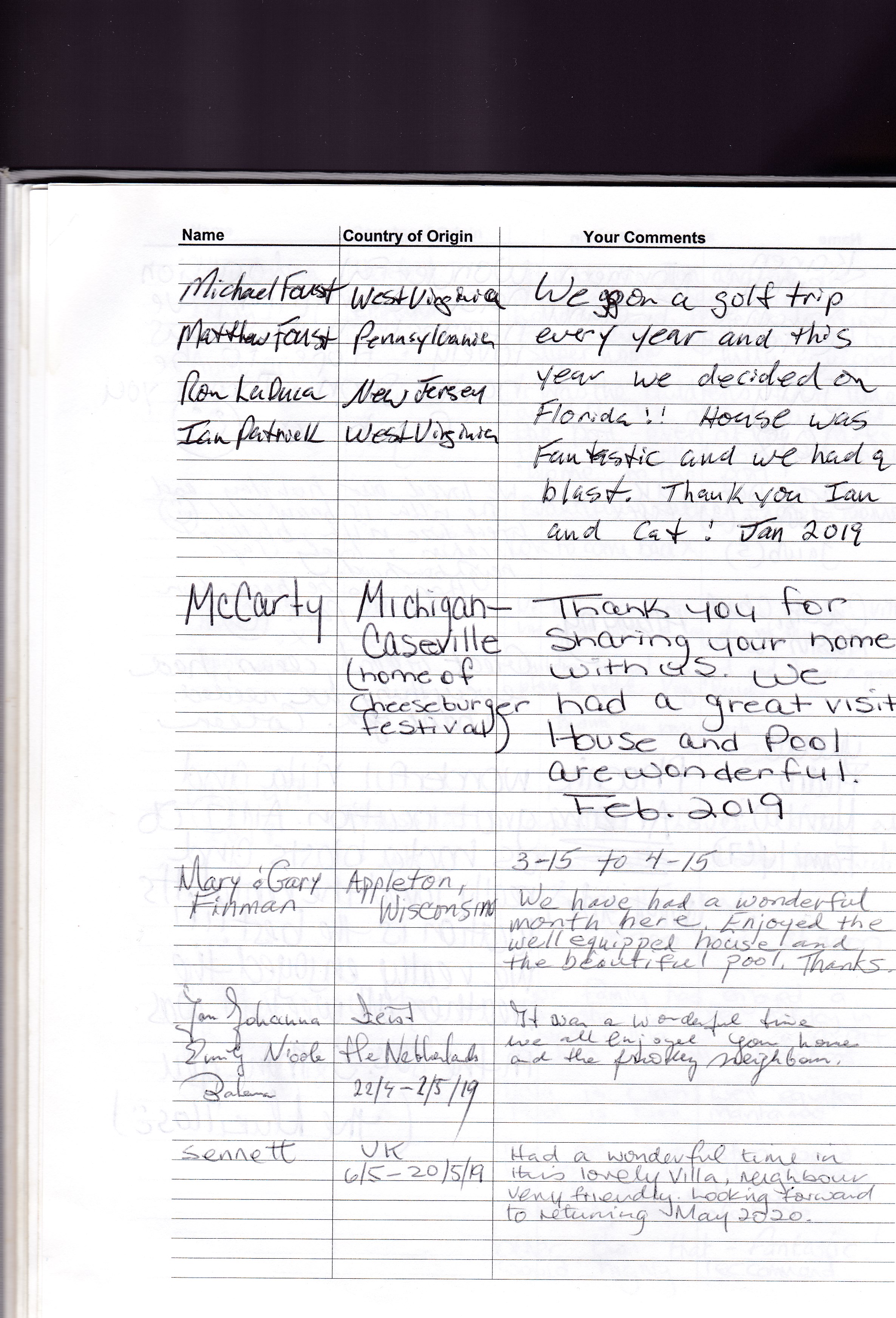 Guest book 9